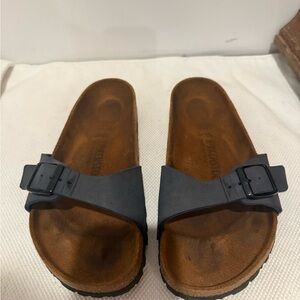 Birkenstock Blue Madrid One Buckle Sandals